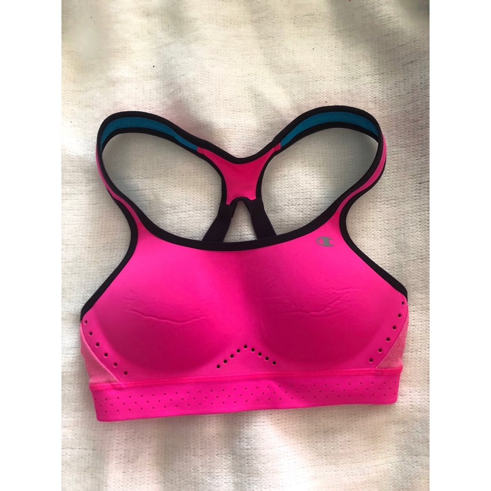 Hot Pink Under Armour Sports Bra